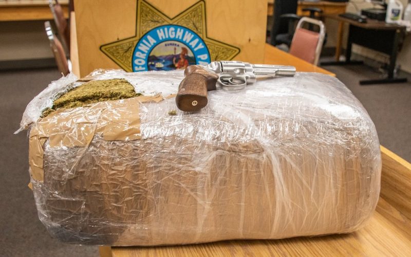 22-pound bale of weed discovered during traffic stop in Merced County