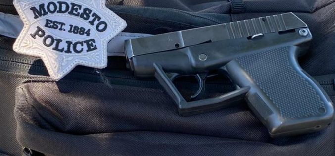 Modesto man arrested for alleged possession of stolen handgun
