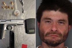 Man driving with suspended license, meth, loaded gun