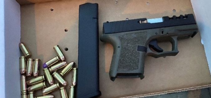 Police: Gun found in vehicle of man who tried to flee from traffic stop