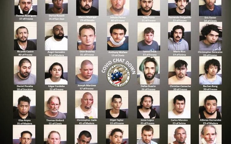 34 Central Valley Men Arrested For Meeting “Minors” For Sex During Undercover Operation “COVID Chat Down”