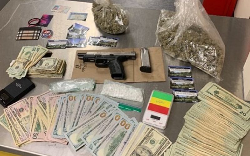 Pair arrested with drugs, guns, EDD cards and $18,000