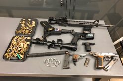 El Centro Police seize weapons in motel parking lot