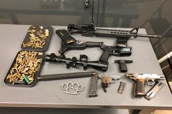 El Centro Police seize weapons in motel parking lot