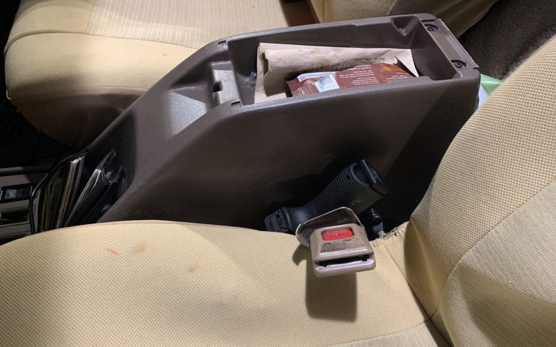 DUI driver caught with gun and drugs