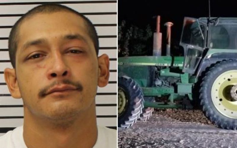 Man Arrested for Joyriding on Stolen John Deere Tractor