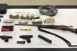 SEARCH WARRANT LEADS TO ARRESTS AND CONFISCATION OF PROHIBITED FIREARMS