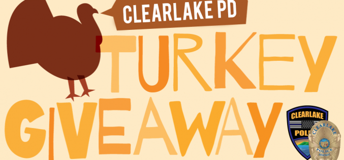 Clearlake Police Department assist needy families with Thanksgiving dinner