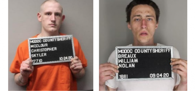 Modoc County inmates face new charges in botched escape attempt