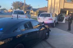 He tried to run, tossing meth in a bag along the way