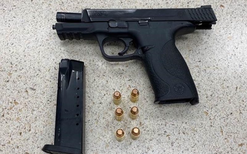 80 in a 45 with a loaded gun inside