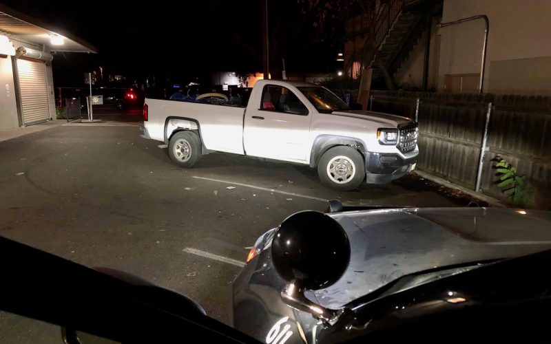 Man parked in Davis in truck stolen from Fairfield