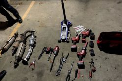 Pair stopped with stolen catalytic converters