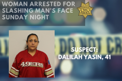 Woman arrested for slashing man’s face