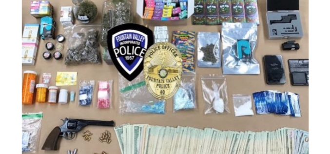 Fountain Valley: Two arrested, various drugs seized during drug sales investigation