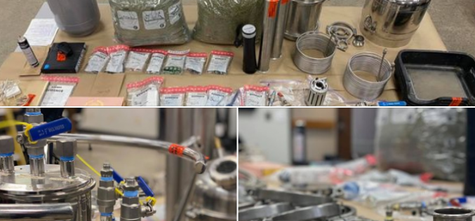 Search warrant unveils honey oil lab