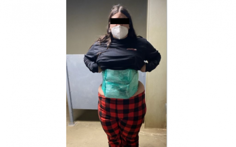 Border Patrol: U.S. woman stopped at border with packages of drugs strapped to her body