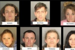 Seven Busted on Multiple Charges Released With No Bail