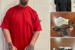 Two traffic stops, two arrests for drugs, gun