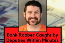 Bank robber walks out, is immediately arrested