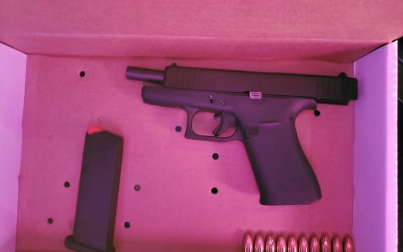 Stockton Police: Loaded handgun found during traffic stop, two arrested
