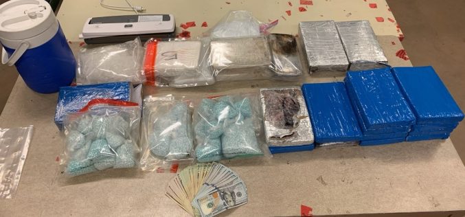 Sheriff’s Office: Man and juvenile arrested on narcotics charges after thousands of fentanyl pills discovered during traffic stop