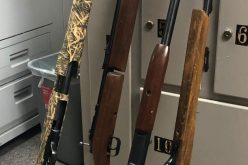 Reckless driver has guns in his vehicle