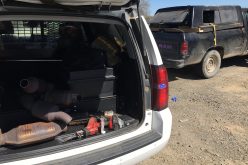 Trio arrested attempting to break into parked car