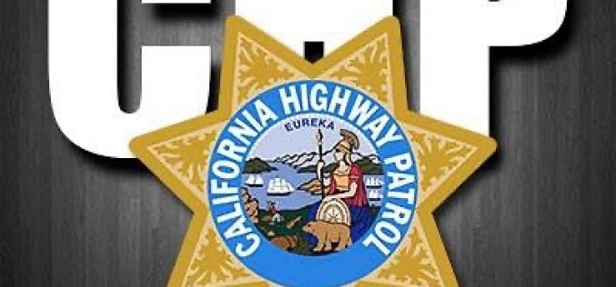DRIVER ARRESTED AFTER THROWING OBJECT AT CHP OFFICER