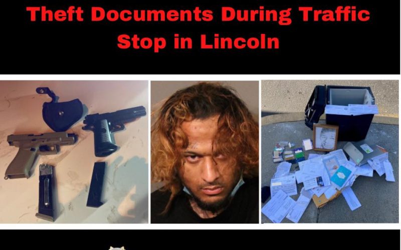 Replica firearms, stolen mail, other items found during traffic stop in Lincoln