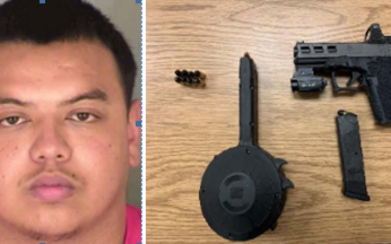 Man arrested with gun and ammo after altercation