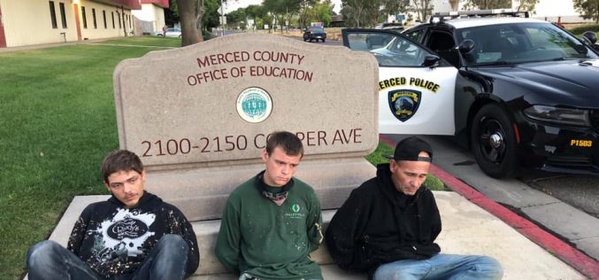 3 Arrested for Commercial Burglary at Merced County Office of Education