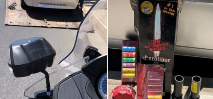 Reckless Driving Leads to Illegal Fireworks and 30 Day Impound