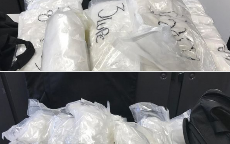 94 pounds of meth seized in traffic stop