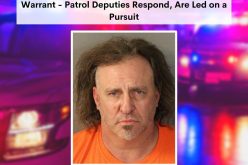 Man with warrant drives erratically on interstate