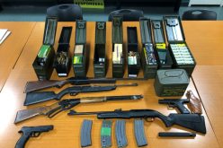 Driver Passed Out Inside a Car with Weapons and Ammunition is Arrested