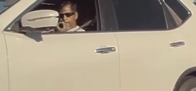 SUSPECT ARRESTED FOR SHOOTING WINDOW OUT OF MOVING VEHICLE ON INTERSTATE 5