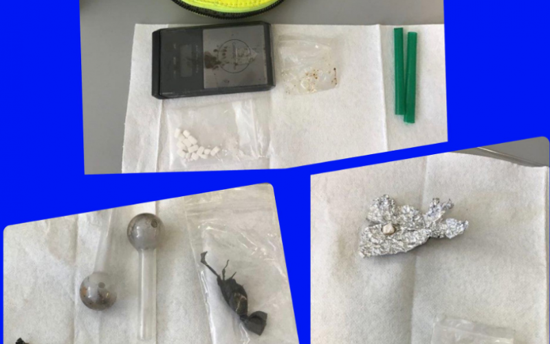 Pair arrested with various drugs in car