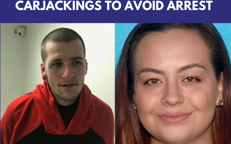 SUSPECTS LEAD OFFICERS ON DANGEROUS HIGH-SPEED CHASE, DRIVE WRONG-WAY AND ATTEMPT TWO CARJACKINGS TO AVOID ARREST