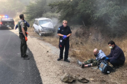 Illegal camper tries to flee, thinking he has a warrant