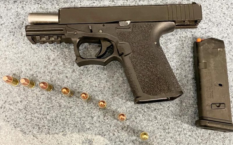 OFFICERS FIND GANG MEMBER ARMED WITH HANDGUN