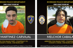 TWO MEN ARRESTED AFTER JEWELRY THEFT AT DEPARTMENT STORE