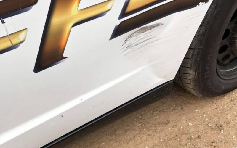 DUI driver almost made it home!