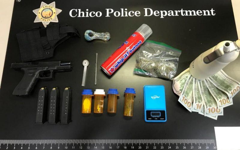 Armed Subject Arrested with Controlled Substances