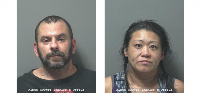 Kings County: Two arrested after property owner finds them allegedly squatting in vacant trailer