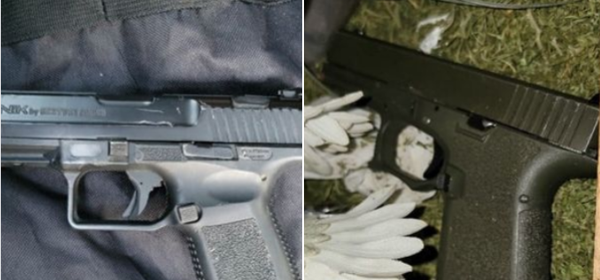 Three arrests in two firearms arrests