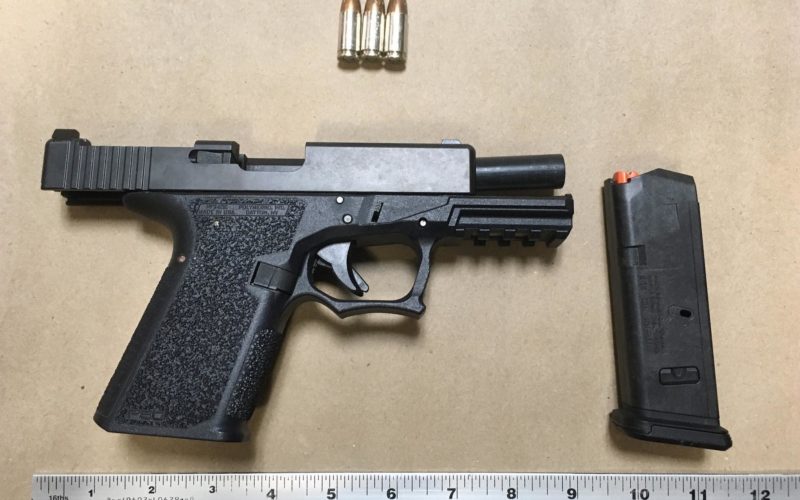 Unregistered “Ghost” Gun Found in Center Console of Vehicle