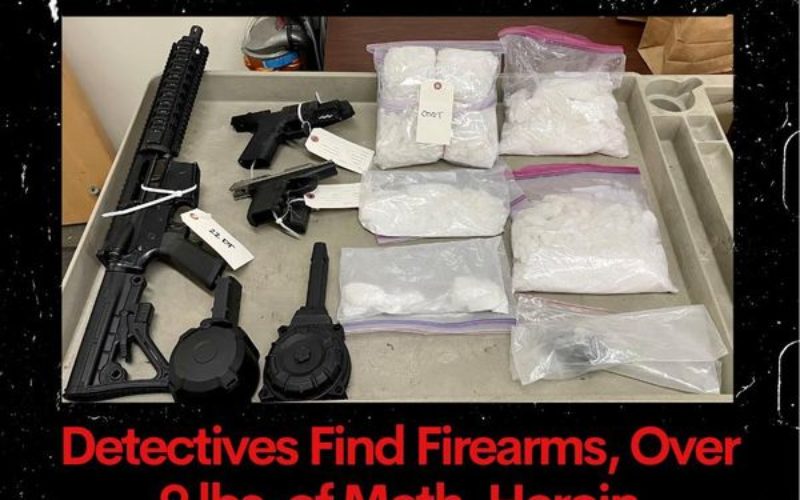 Search warrant results in arrest of man with guns, drugs