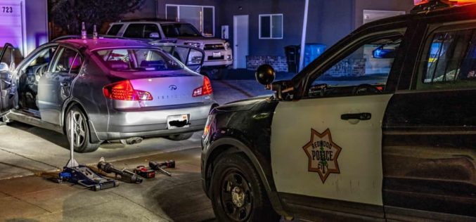 Couple of Catalytic converter thieves stopped in Redwood City