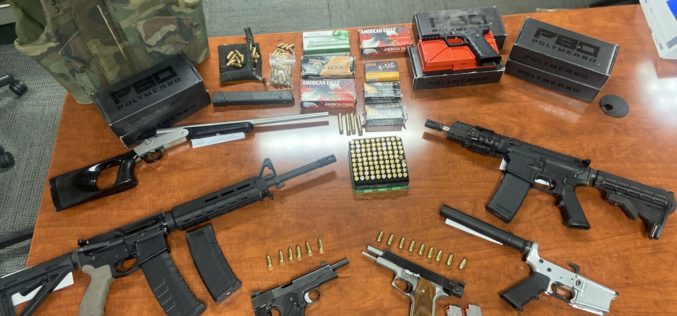 Felon Busted with Arsenal